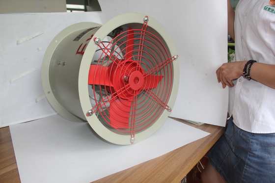 Ventilador axial a prueba de explosión certificado ATEX.