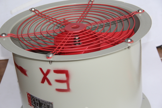 Ventilador axial a prueba de explosión certificado ATEX.