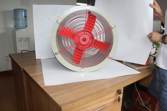 Ventilador axial a prueba de explosión certificado ATEX.