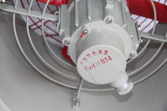 Ventilador oscilante a prueba de explosión certificado ATEX Flujo de aire de gran angular para enfriamiento industrial peligroso