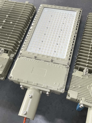 Precio de fábrica de luces de calle a prueba de explosión ATEX 50w-250w Ip66 al aire libre para el procesamiento químico de petróleo y gas