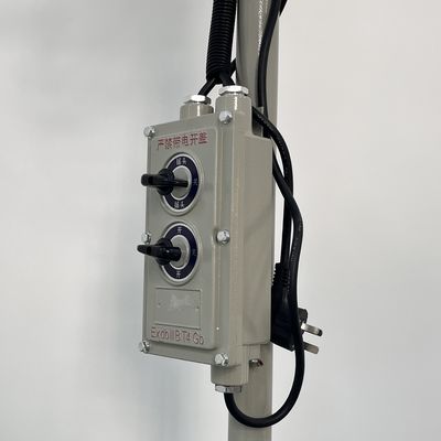 Ventilador pivotante a prueba de explosión con montaje en la pared Serie BFC de 0,37 kW a 0,75 kW Construcción de acero y aluminio