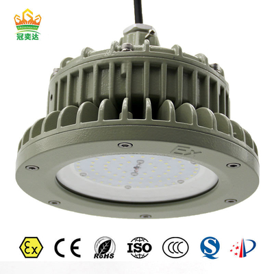50000 horas de vida útil ATEX CNEX Certificado a prueba de explosión IP66 LED High Bay Light 100W 150W 200W para petróleo gas Química Minería Ambientes marinos