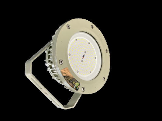 50000 horas de vida útil ATEX CNEX Certificado a prueba de explosión IP66 LED High Bay Light 100W 150W 200W para petróleo gas Química Minería Ambientes marinos