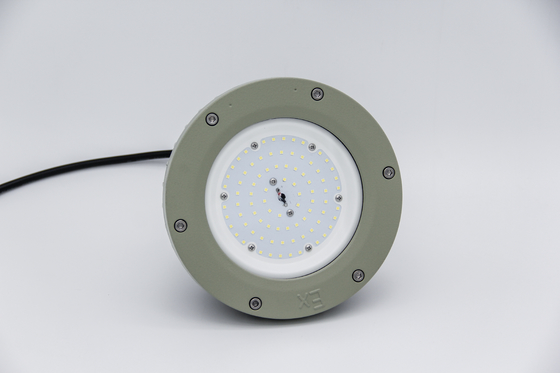 50000 horas de vida útil ATEX CNEX Certificado a prueba de explosión IP66 LED High Bay Light 100W 150W 200W para petróleo gas Química Minería Ambientes marinos
