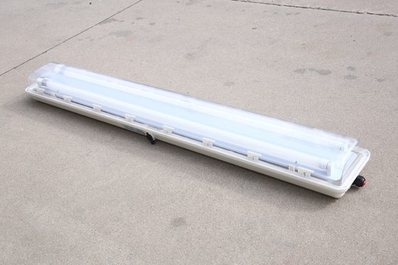 ATEX 1200mm longitud 2*18w doble tubo a prueba de explosión luz LED lineal para la zona 1 y 2, zona 21 y 22