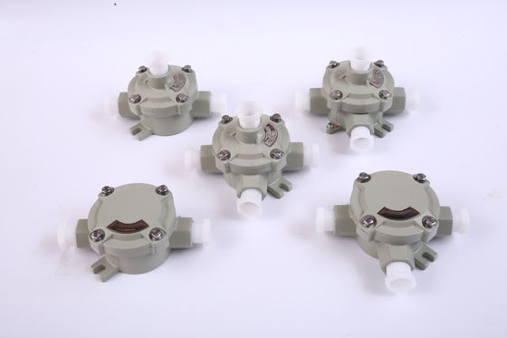 Se puede personalizar IP65 Ex Proof Box de conexión eléctrica de entrada de cable de concha de aluminio G1/2" G3/4" G1" G1 1/4 G1 1/2" G2"