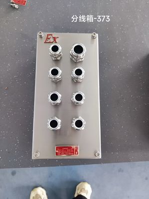 Caja de conductos a prueba de explosiones de acero inoxidable 304 personalizable, caja de conexiones FLP, envolvente anticorrosión