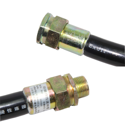 Pipa flexible antiexplosiva de buena resistencia química para aplicaciones G/M/NPT