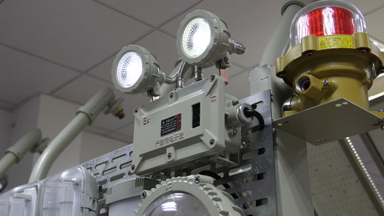 High-strength aluminum alloy material 2*3w IP66 WF2 Outdoor LED Explosion Proof Charging Emergency Light for Chemical plants and warehouses