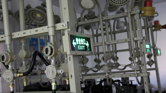Venta directa de fábrica Atex Led Proof Explosion Emergency Industria Química Ip66 Luces de salida de gasolineras impermeables