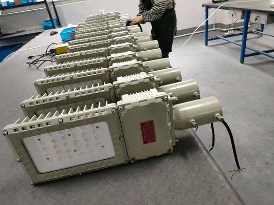 Foco proyector LED de larga duración para talleres de molienda de harina y torres de secado de almidón, foco proyector LED a prueba de explosiones