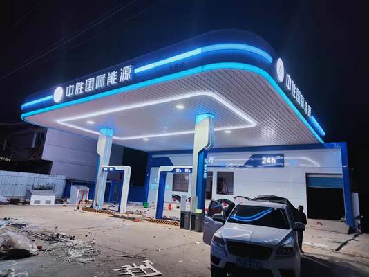 ATEX 18 * 18 pulgadas de forma cuadrada Luz a prueba de explosión 100w 130lm / w Luz de gasolinera con cinco años de garantía