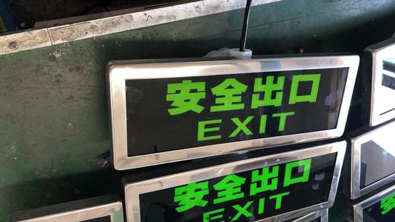 Fuente de luz LED de señal de salida de emergencia anti-explosión de 3W personalizable para plantas químicas y operaciones mineras