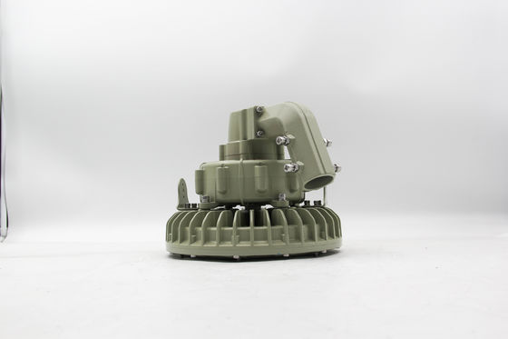 Luz de bahía alta LED industrial ATEX IECEx 100W 150W 200W, lámpara a prueba de explosiones con cuerpo de aluminio, 5700K CCT, IP66