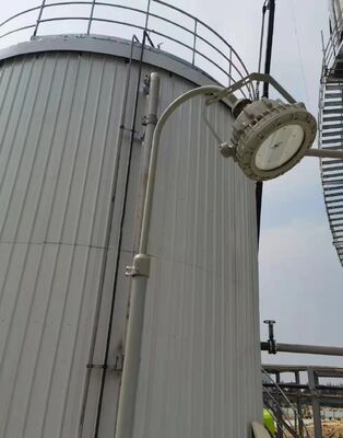 Luz LED de alto bahía a prueba de explosiones e impermeable IP66, certificada ATEX IECEx CNEX para industrias peligrosas