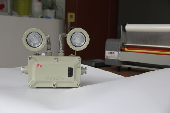 Precio de fábrica alta calidad IP66 focos gemelos a prueba de explosión luz de emergencia 2x3W 2*5W luz LED de emergencia