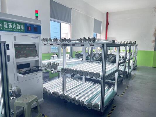 Venta Directa de Fábrica Lámpara de Doble Tubo Lineal A Prueba de Explosiones 100lm/w 2*18W 2*36W Luz LED Industrial para Almacén a Prueba de Explosiones
