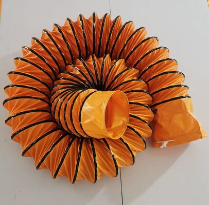 Ventilador axial portátil a prueba de explosiones de 10000 m³/h con manguera y conducto estático para ventilación de tanques, certificado ATEX