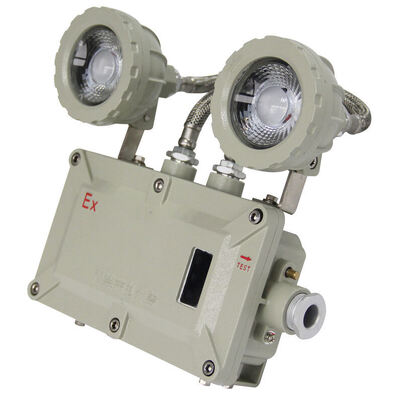 Luz de emergencia incombustible LED a prueba de explosiones Ex Db Eb IIC T6 Gb/Ex Tb IIIC T80℃ Db