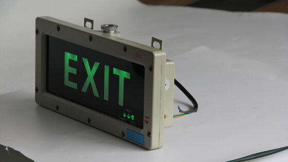 Luces de advertencia de la señal de salida de emergencia a prueba de explosión de alta calidad de Atex Modelos personalizables Luz de señal de salida a prueba de explosión para Zona 1 Zona 2