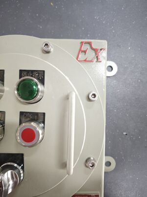 Paneles de control a prueba de explosiones de aleación de aluminio/acero al carbono para equipos eléctricos de 220V/380V, con clasificación para zonas 1/21