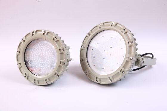 Ex IIC T6 ATEX IECEx IP66 WF2 luz de alta bahía a prueba de explosión antisalzamiento 50w-240w para plataforma de perforación en alta mar