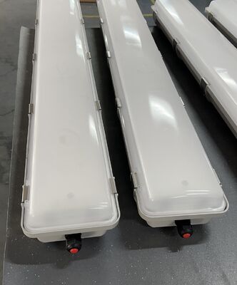 Zona de ubicación peligrosa 1 y 2 ATEX CE aprobado IP66 10W 18W 36W Luz fluorescente Industrial Luz LED lineal a prueba de explosión