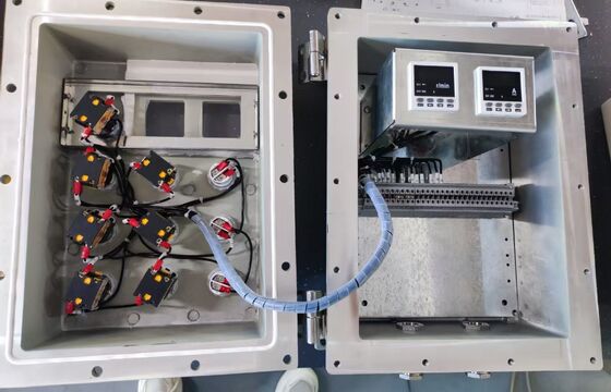 IIB T4 ATEX Panel de control ignífugo para distribución Panel de control ignífugo para explosión Revestimiento de aleación de aluminio para uso en petróleo y gas