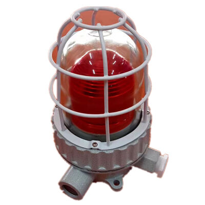 Corrosion Resistant WF2 Explosive Atmosphere Warning Signals Offering Internal Lampshade Red Yellow Blue and Other Color for Explosion Prevention