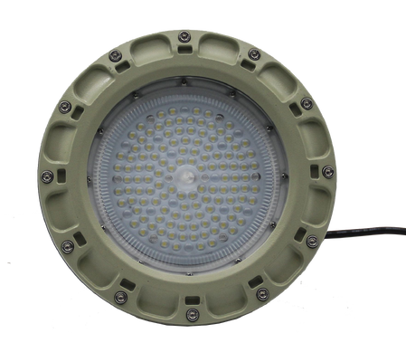 IECEx IP66 Luz a prueba de explosión LED 100W 150W Luz de bahía alta WF2 AC 100-277V Aleación de aluminio con una garantía de 5 años
