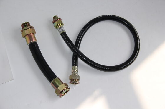 Manguera flexible de goma del tubo de conexión trenzado del conducto flexible a prueba de explosiones del acero inoxidable 304