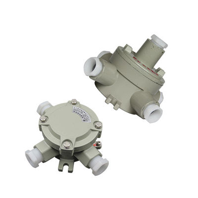 Caja de conexiones ATEX IP66 a prueba de agua con envolvente personalizado, caja de conexiones de aluminio fundido ignífugo para alimentación de 220V/380V