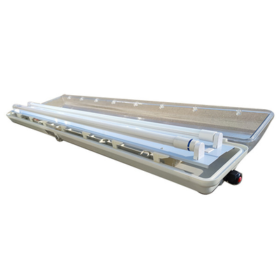 ATEx IP66 18w LED Luz de tubo a prueba de explosión 2x18W 3x18W fuerte impacto Luz fluorescente de plástico completo