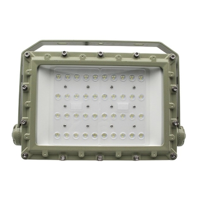 Luz de inundación LED a prueba de explosión AC100-277V de voltaje 50w y nivel de protección IP66 para zonas industriales y de gas de petróleo