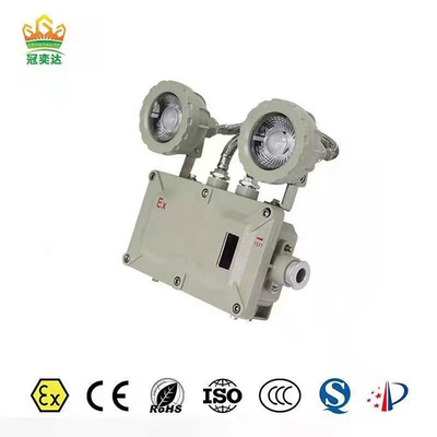 Luz de emergencia a prueba de explosión montada en la pared con 1CCT80 Min tiempo de emergencia utilizado para áreas industriales