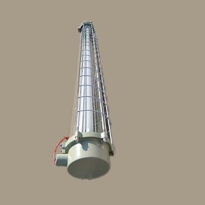 IP66 Luz fluorescente a prueba de explosión doble lineal de larga duración y resistente al agua Ex-D IICT4Gb