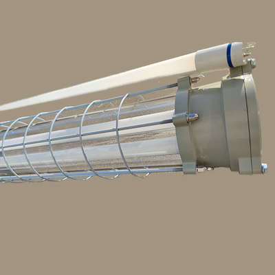 Luz fluorescente LED a prueba de explosión de tubo único de 100lm/w 36w para las zonas 1 y 2, 21 y 22