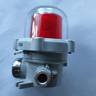 Luces de alta calidad rojo/transparente 5-40w a prueba de explosión luz de obstrucción de aviación luz de advertencia de aeronaves para áreas peligrosas