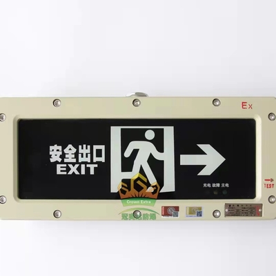 Luces de emergencia a prueba de explosión recargables con batería de 3 W y 3,6 V, IP65 para zonas peligrosas