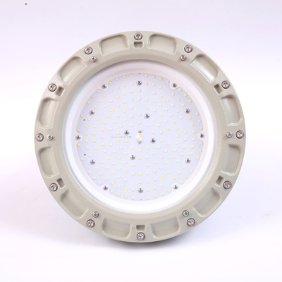 Luces LED de bahía alta a prueba de explosiones para techo de 150W ATEX Ex d IIC T6 Gb IP66 a prueba de agua para zonas peligrosas