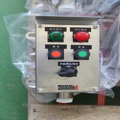 IP65 Panel de control eléctrico de acero inoxidable montado en la pared