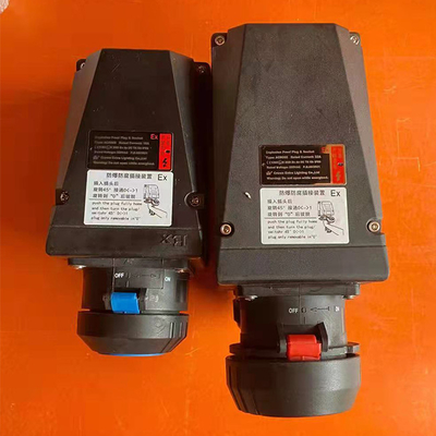 IP66 Enchufe y toma a prueba de explosión II 2G Ex Db IIC T6 Gb II 2D Ex Tb IIIC T80°C Db