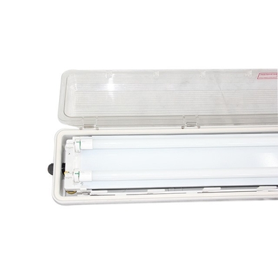 100lm/w Ahorro de energía 600mm Luz fluorescente a prueba de explosión con protección de grado IP66 con tiempo de emergencia de 90 minutos