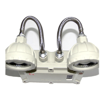 2 * 5w doble cabeza de pared montada 220VAC 50hz luz de emergencia LED con certificado ATEX para zona peligrosa